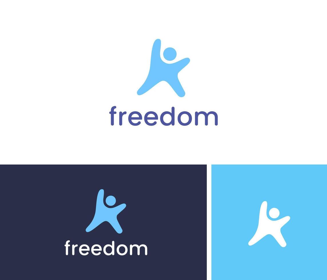 Abstract people logo for community industry vector