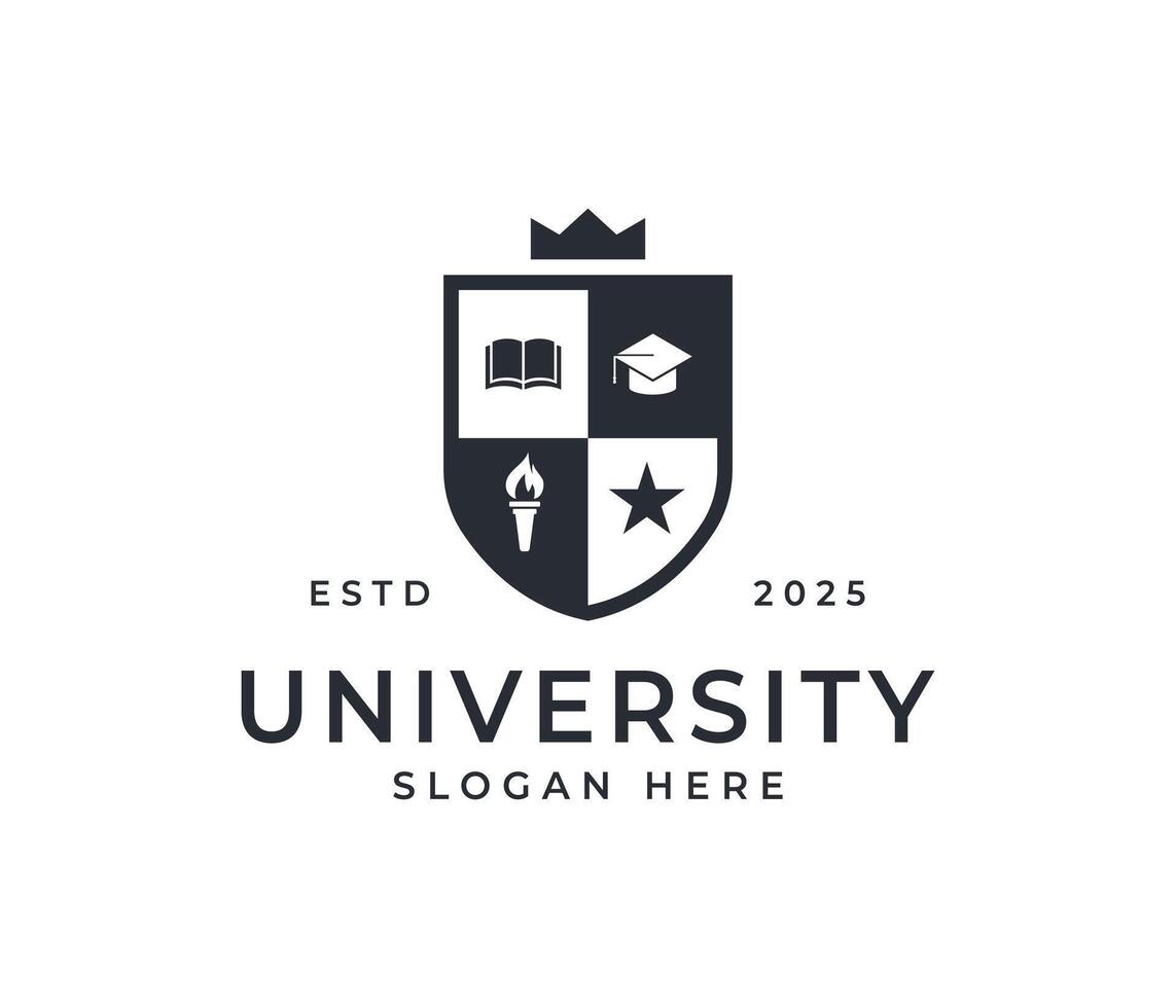 University element logo for institutional industries vector