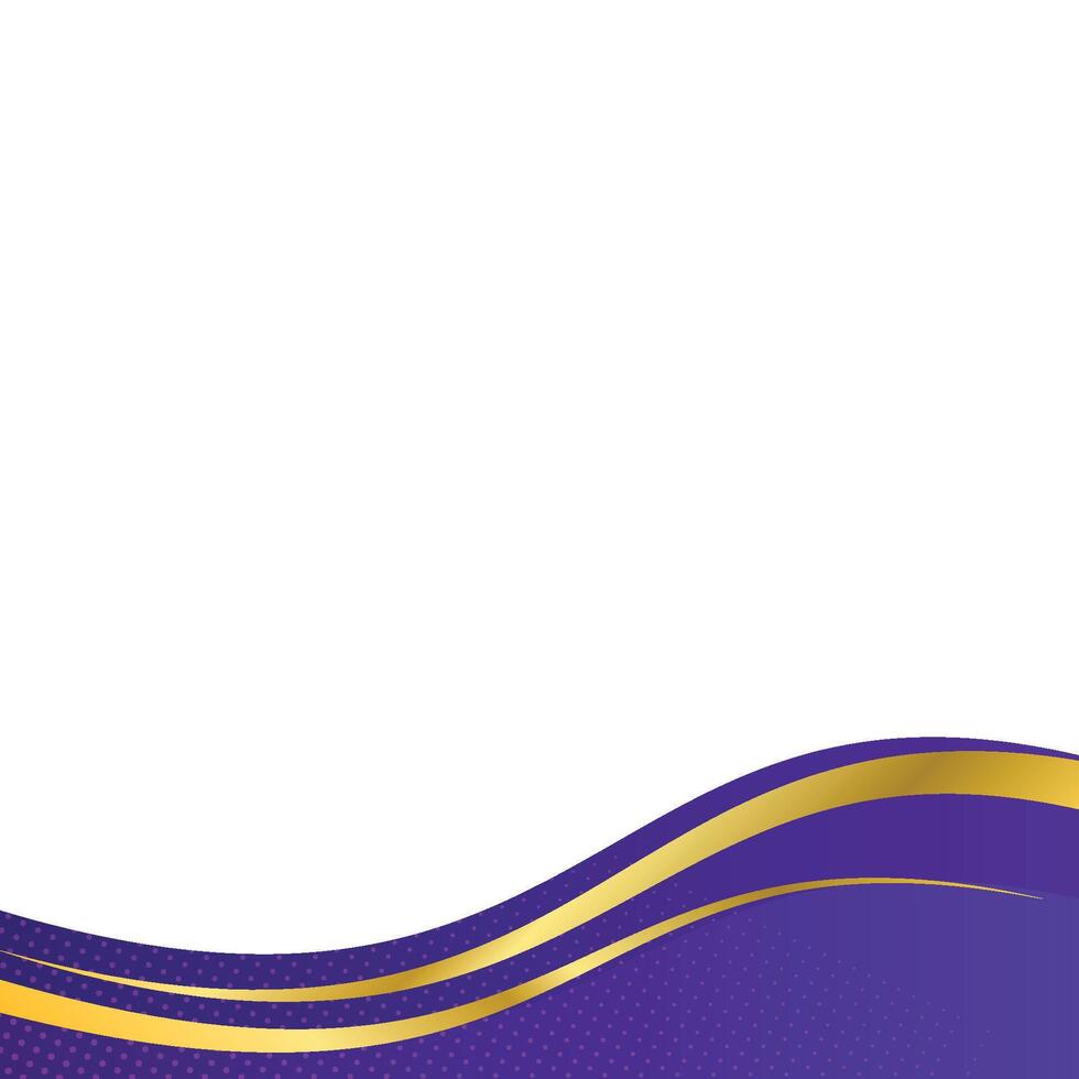 Abstract Gold and Purple Frame Design vector