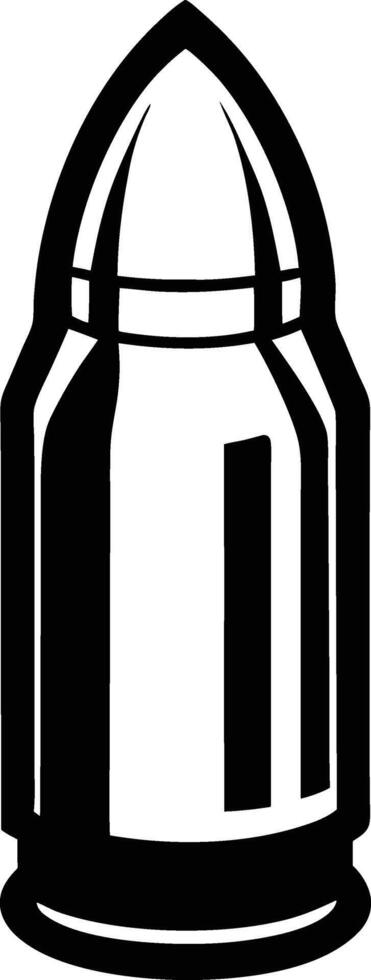 Bullet Silhouette Side View Available on EPS File vector