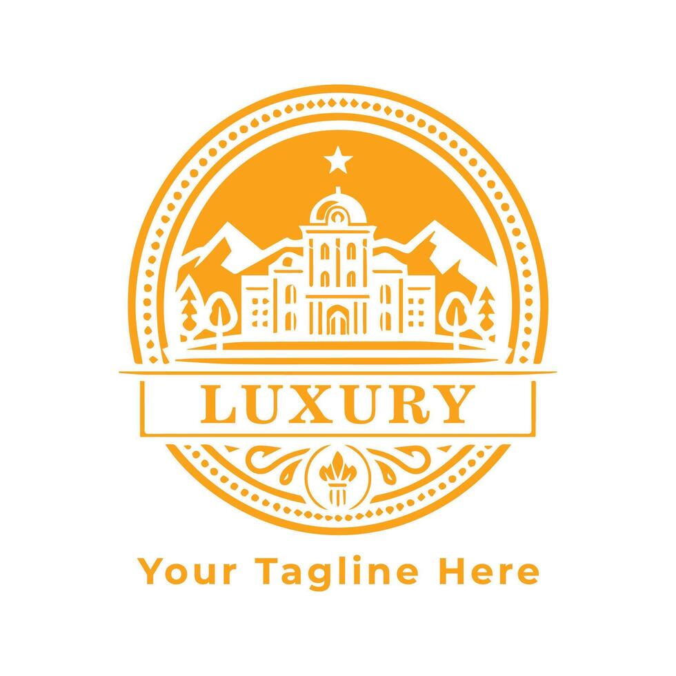 Simple Luxury Logo Illustration Design vector