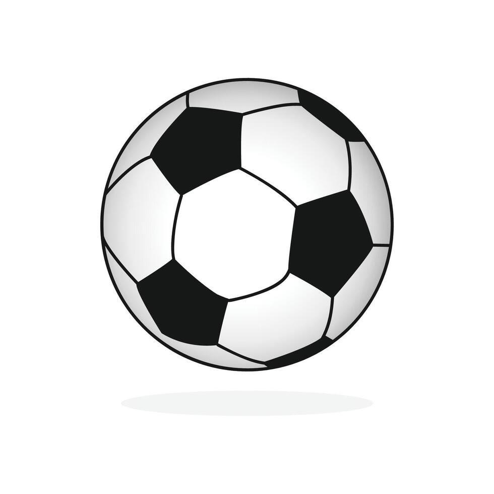 Doodle Soccer Ball Hand Drawn Design vector