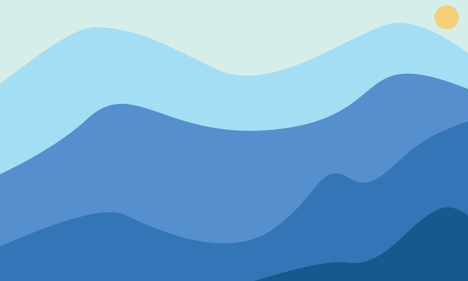 Majestic Blue Mountains A Breathtaking Landscape View vector