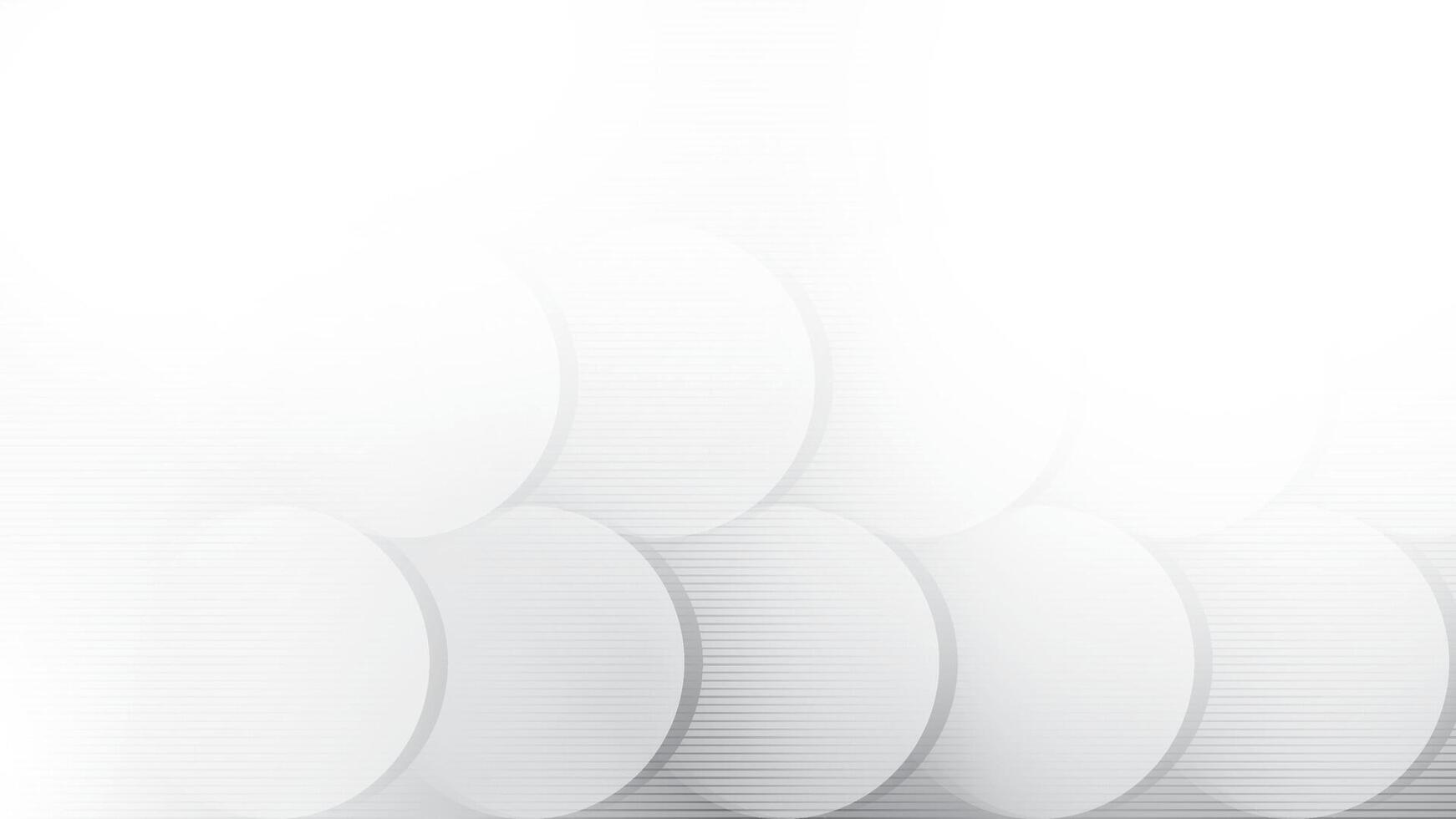 Abstract geometric white and gray color, modern design stripes background with circle shape and straight lines vector