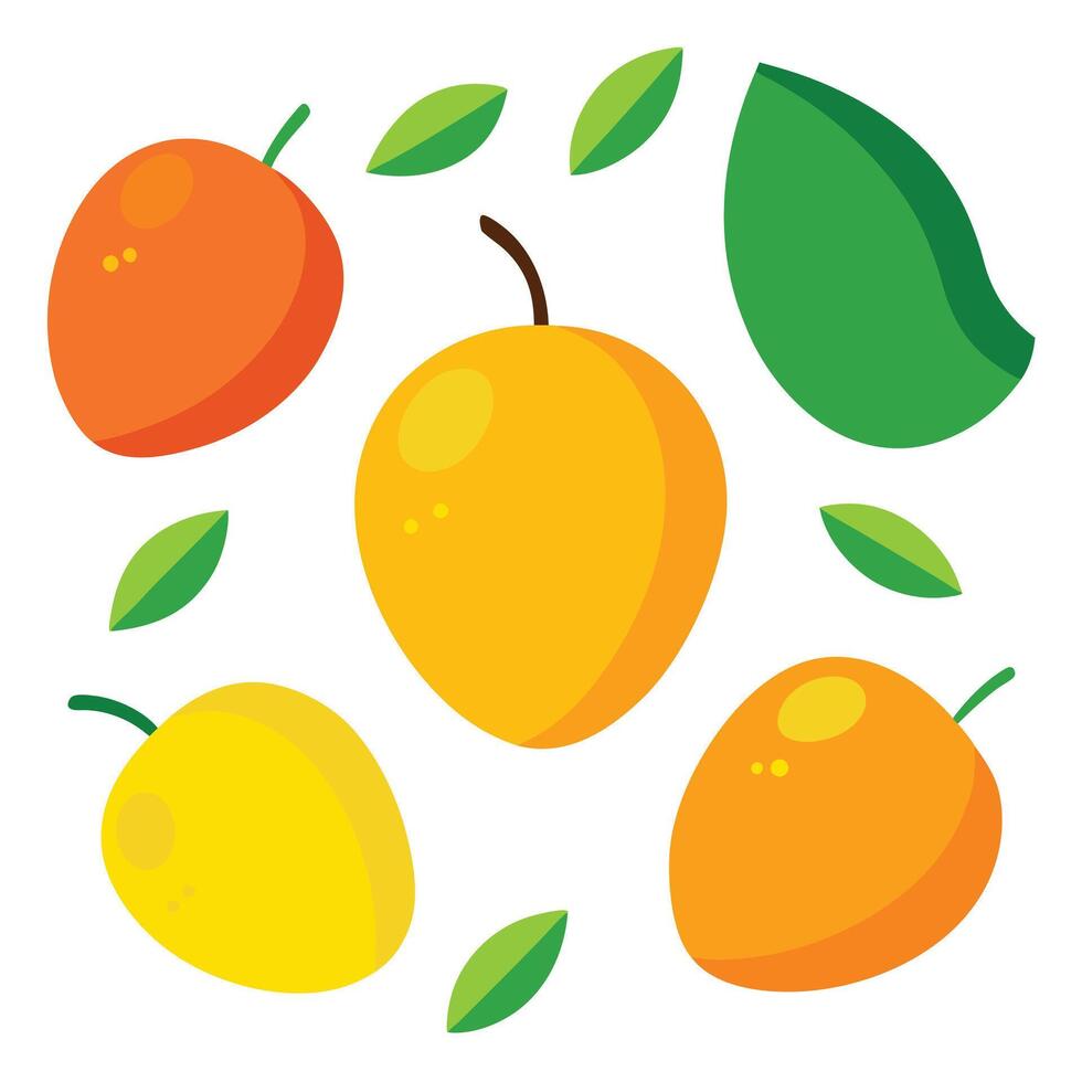 Colorful Illustration of various Fruits design design on a white background vector