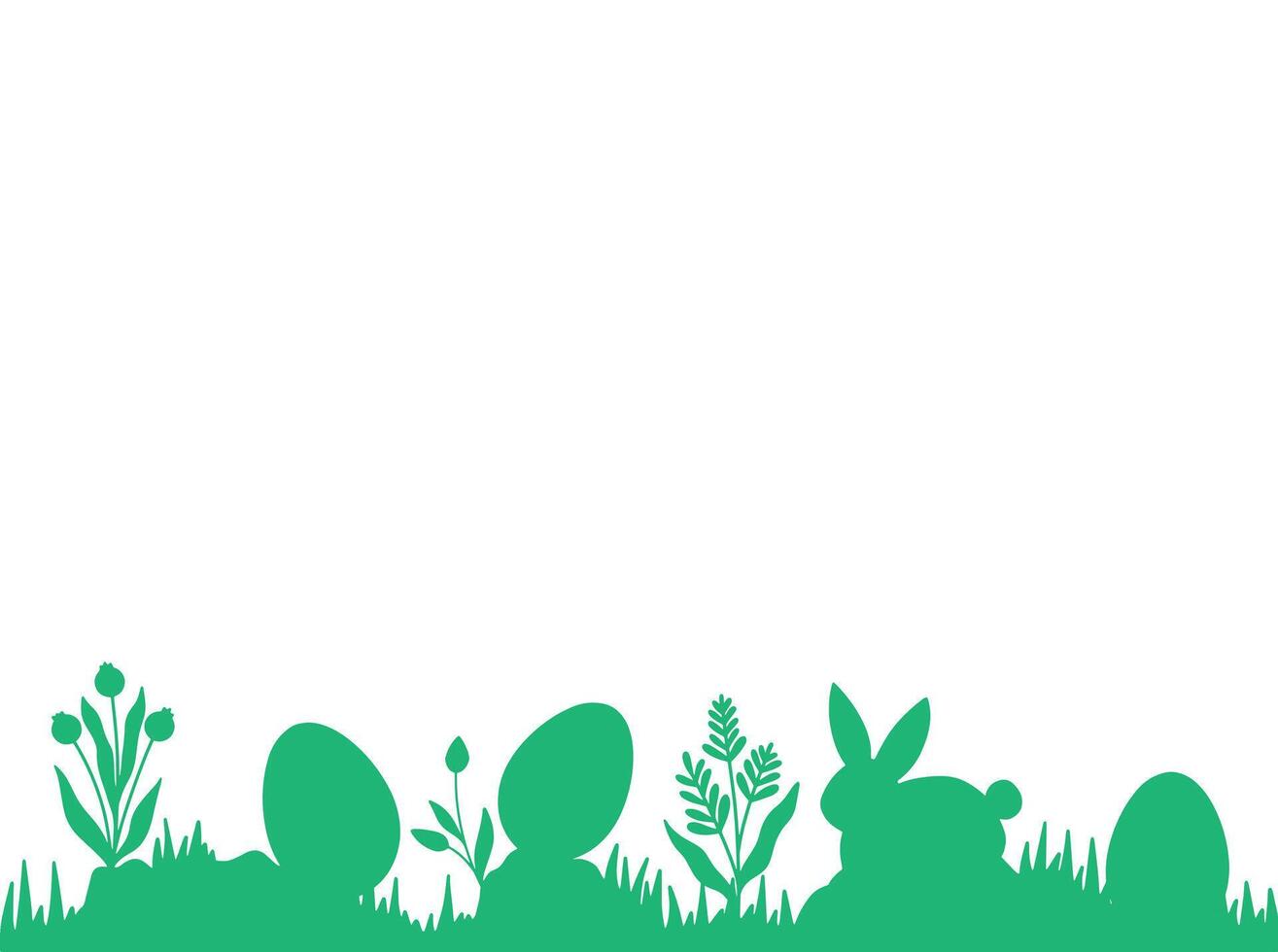 Easter Border Corner Frame vector