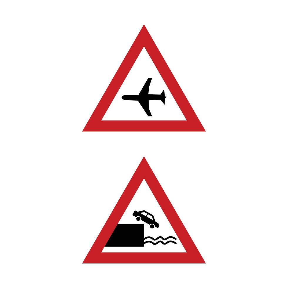 Modern safety or warning element design illustration vector