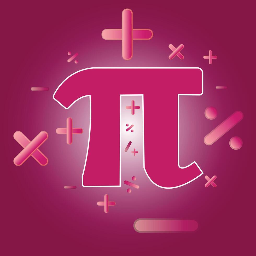 pi element design illustration vector