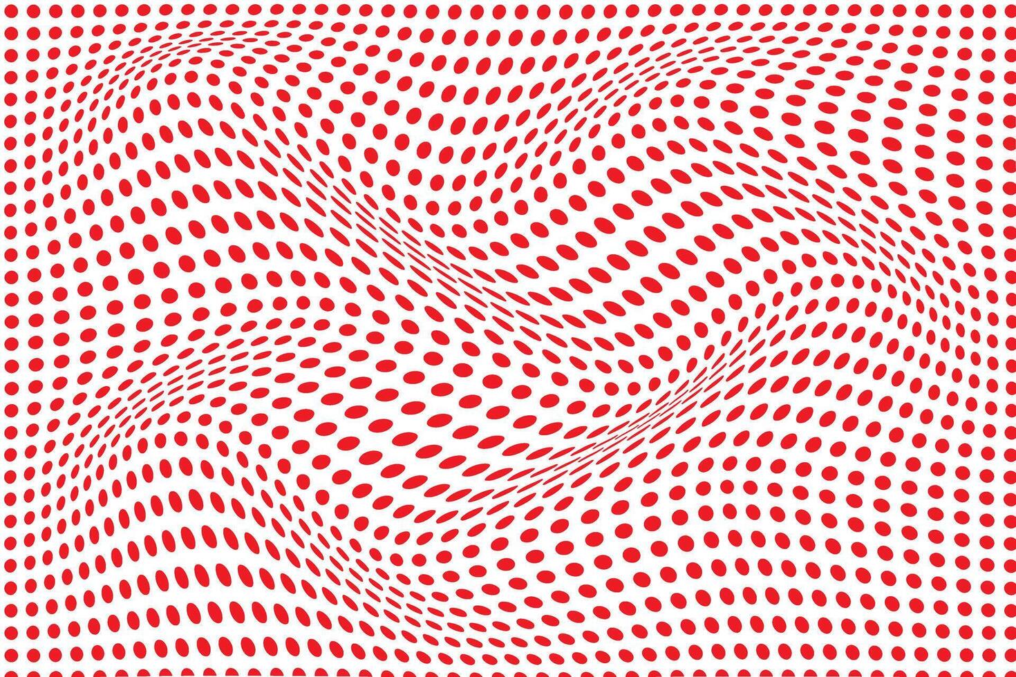 simple abstract red color small polka dot wavy pattern lot of dots on it with a pattern of dots that can be used as a background or texture vector
