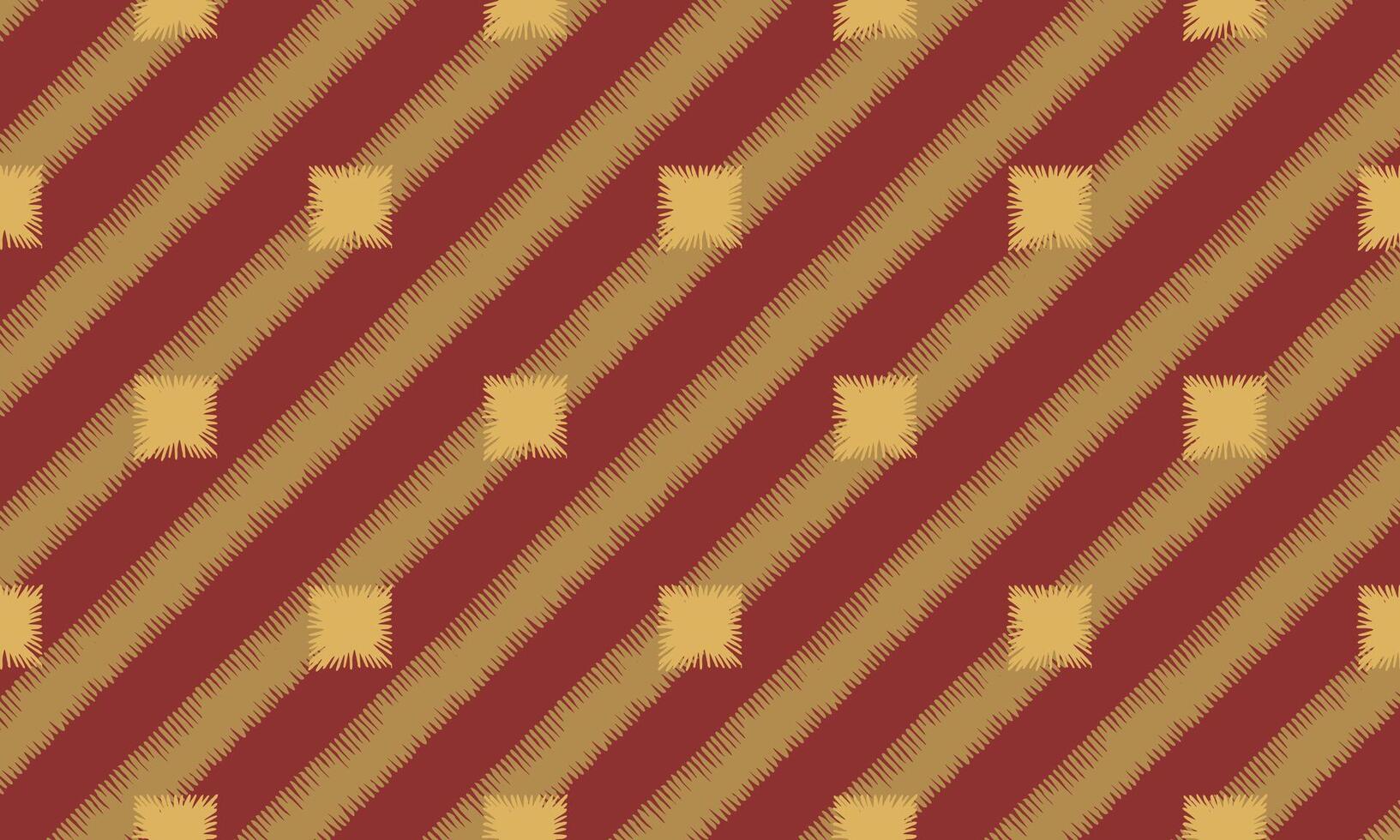 Crafted hand drawn brush line abstract stripe pattern in red and gold, Japanese and ethnic folk wood carving, engraving texture surface background, simple graphic for wrapping paper, textile, vector