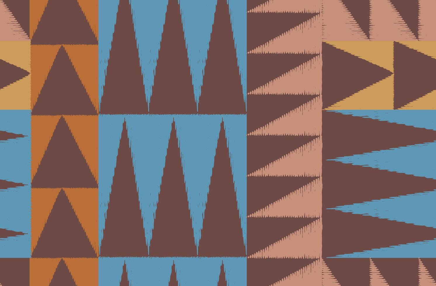 Seamless hand drawn brush line geometric tribal abstract pattern, ethnic folk wood carving, engraving, block print, weaving texture background, simple graphic for textile, carpet, stationary vector