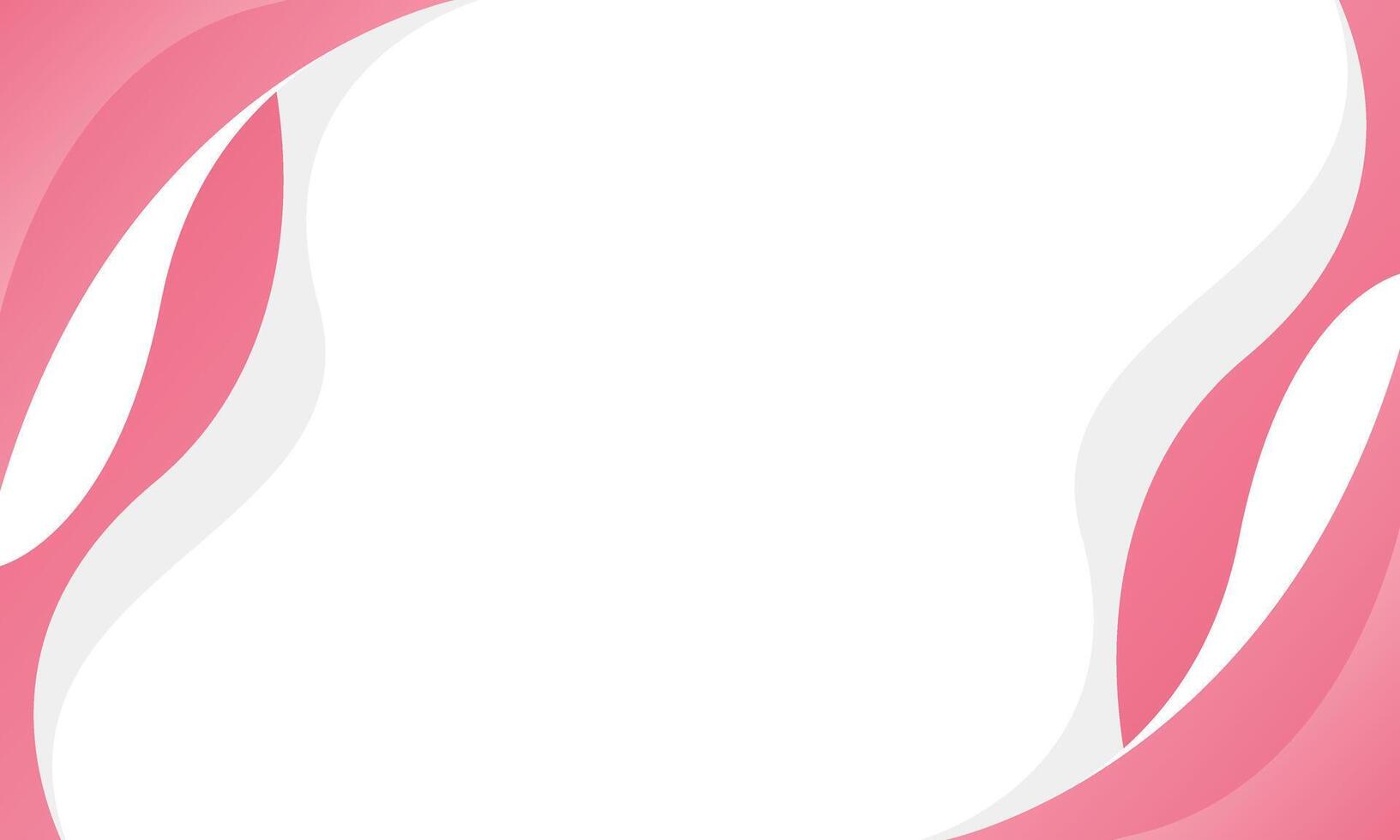 Abstract pink and white background. Pink beauty dynamic wallpaper with wave shapes vector