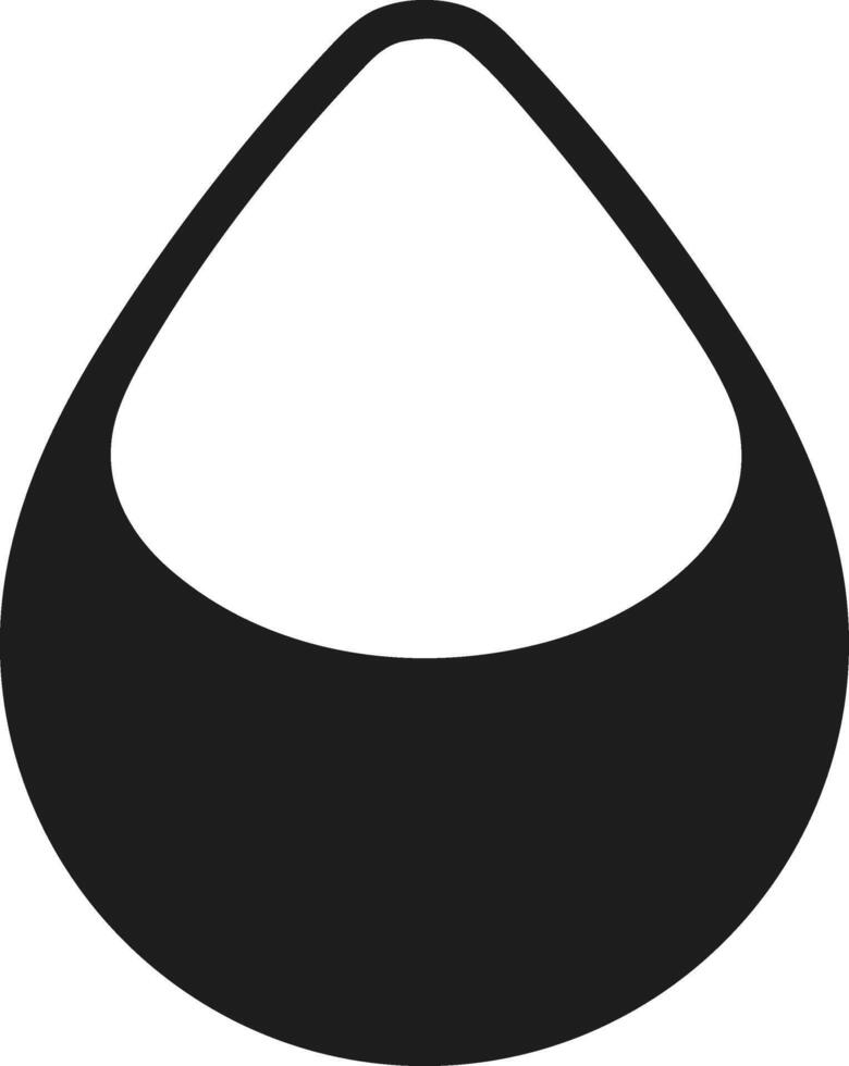Water Drop Silhouette Illustration vector