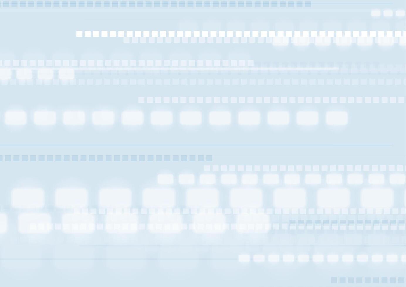 Light blue squares abstract tech geometric background vector