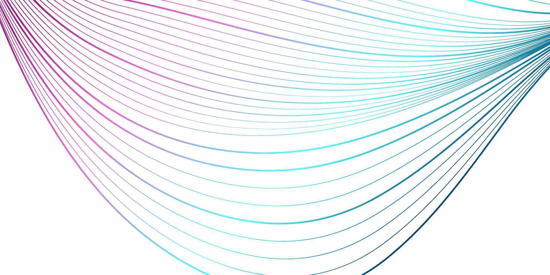 Blue and violet wavy lines abstract elegant background vector