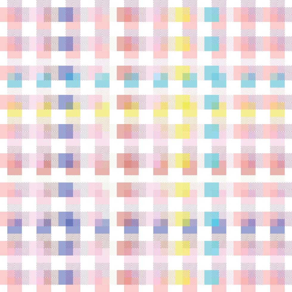 Minimalist Plaid Pattern vector