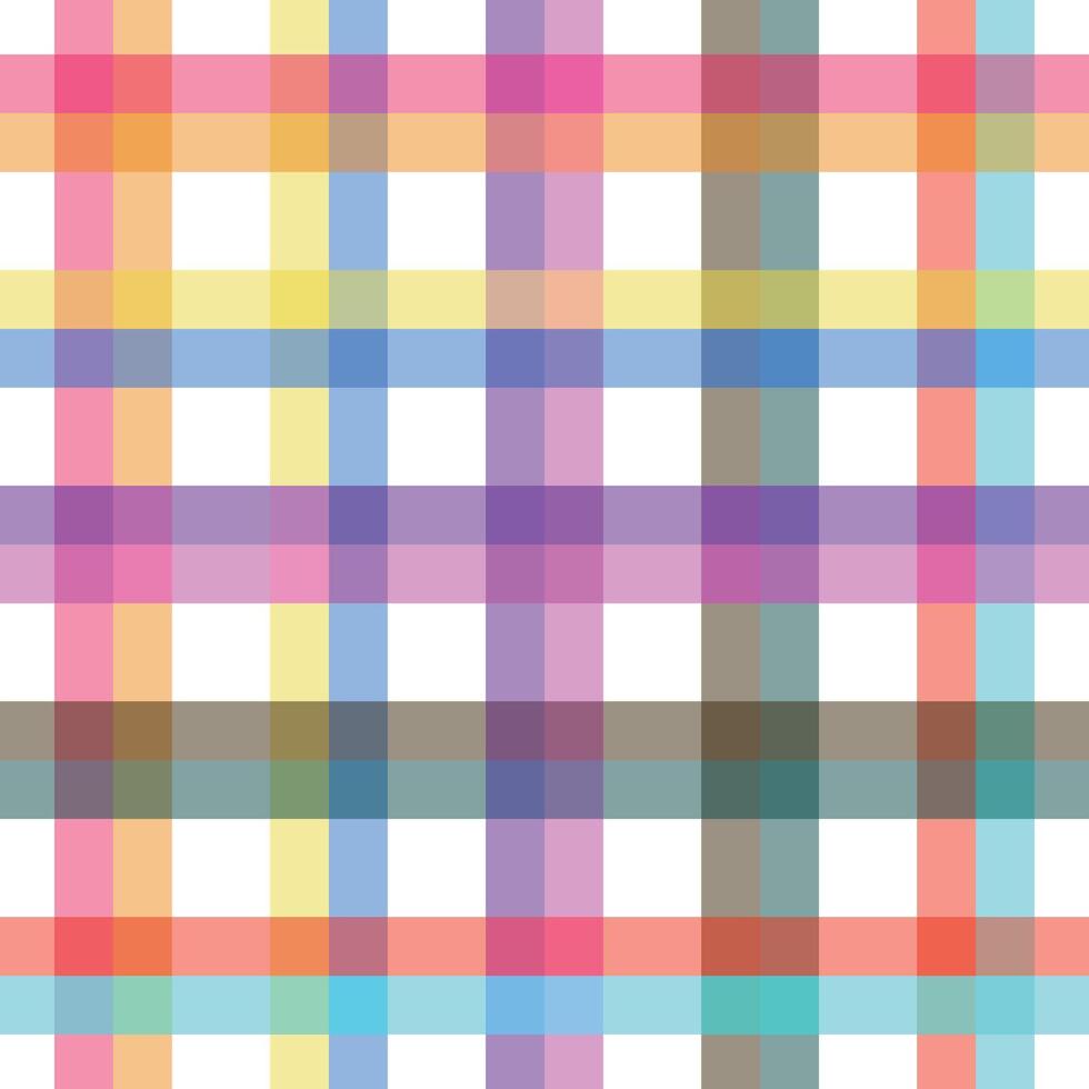 Soft Cotton Checkered Fabric vector