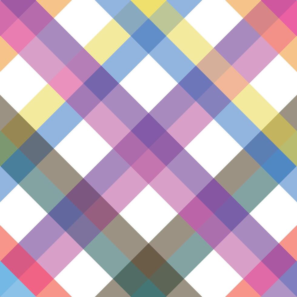 Soft Transparent Plaid Design vector
