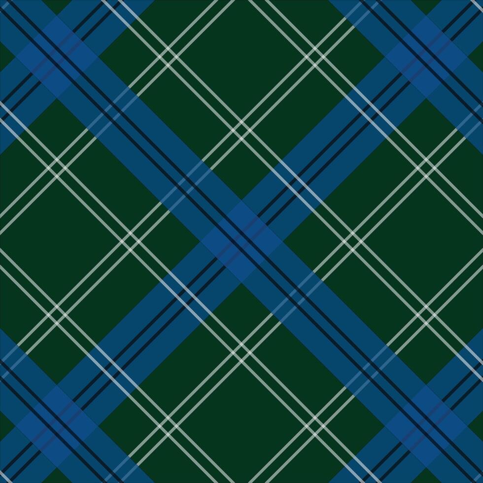 Classic Checkered Fabric Design vector