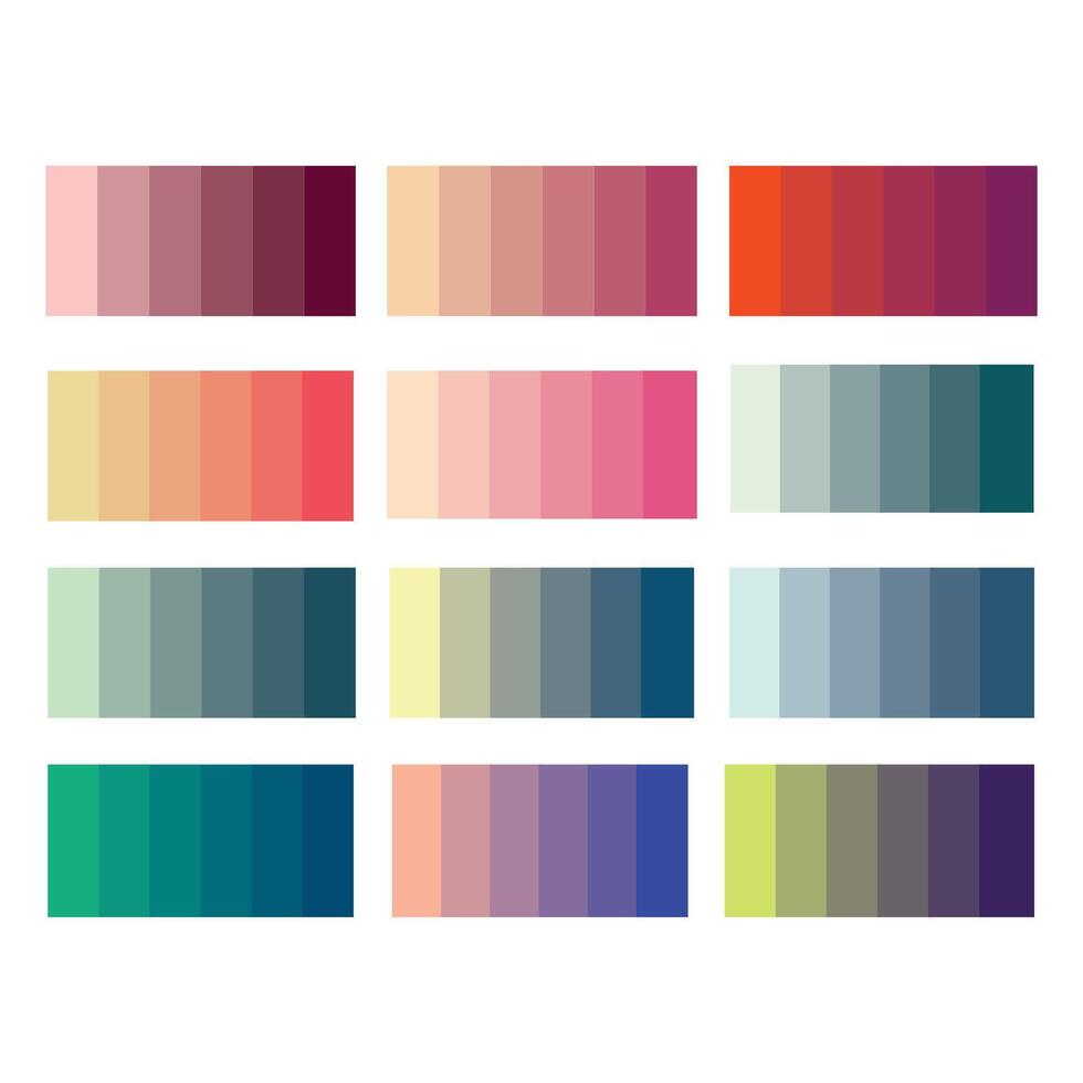 Color Swatches Palette vector
