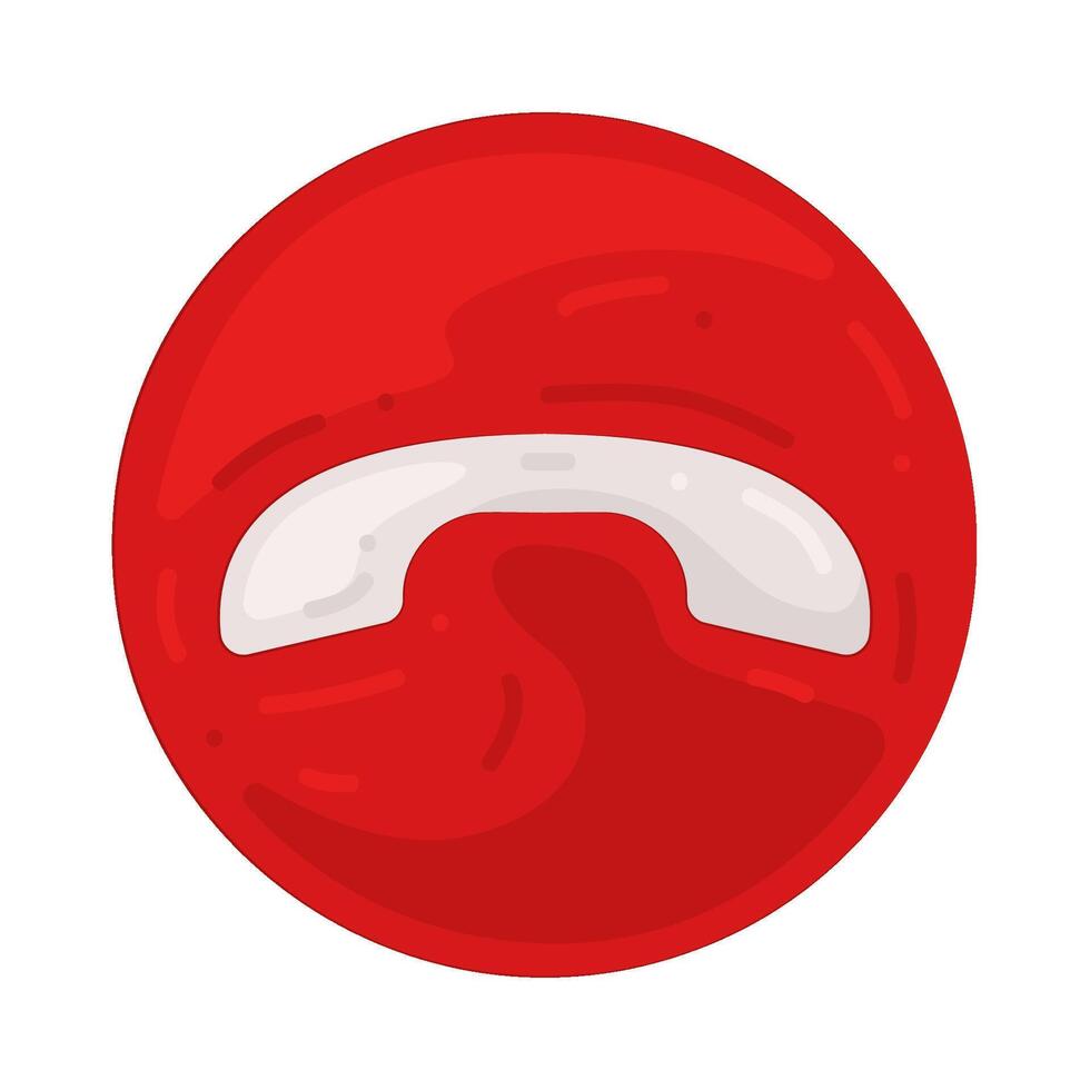 end call button vector