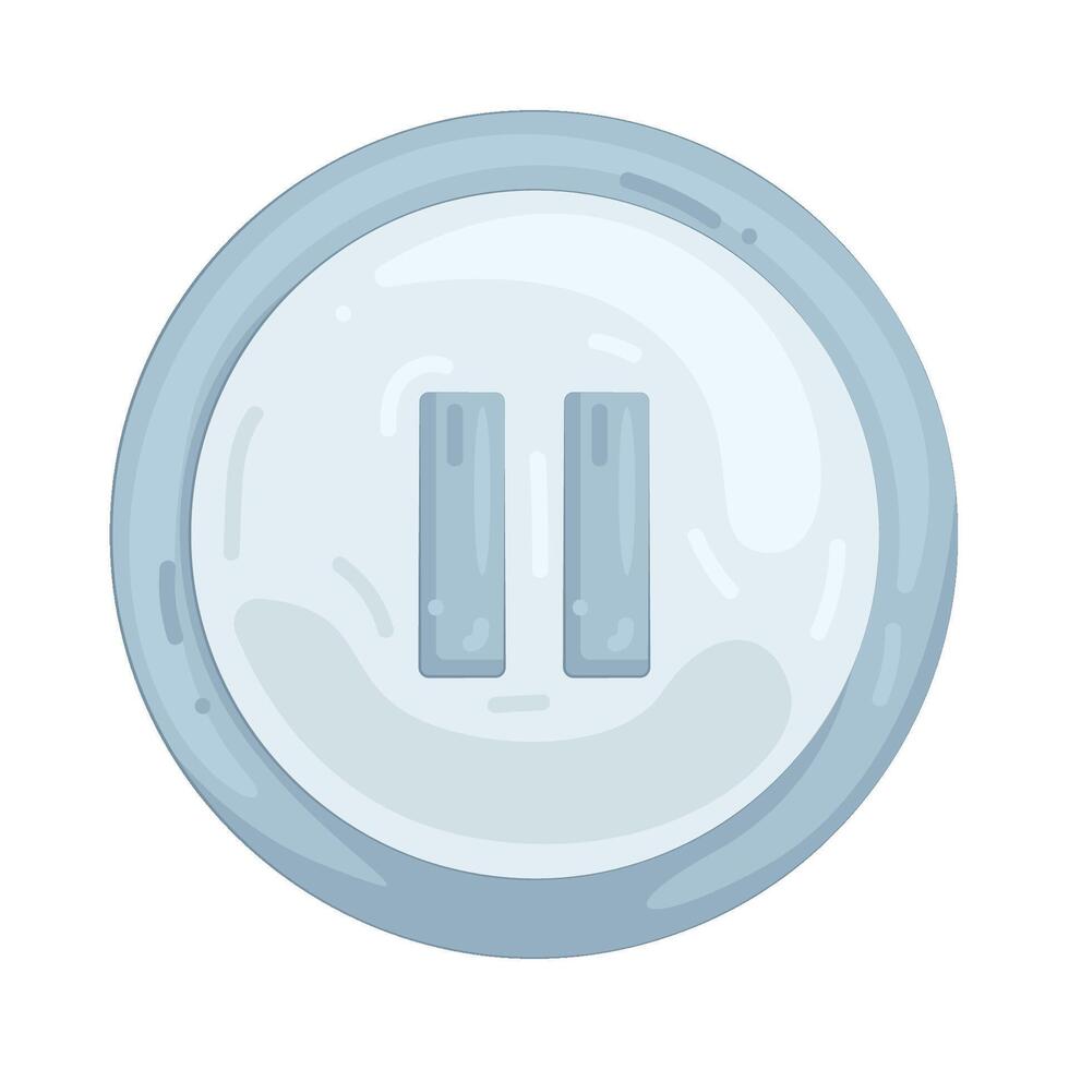 pause buttons illustration vector