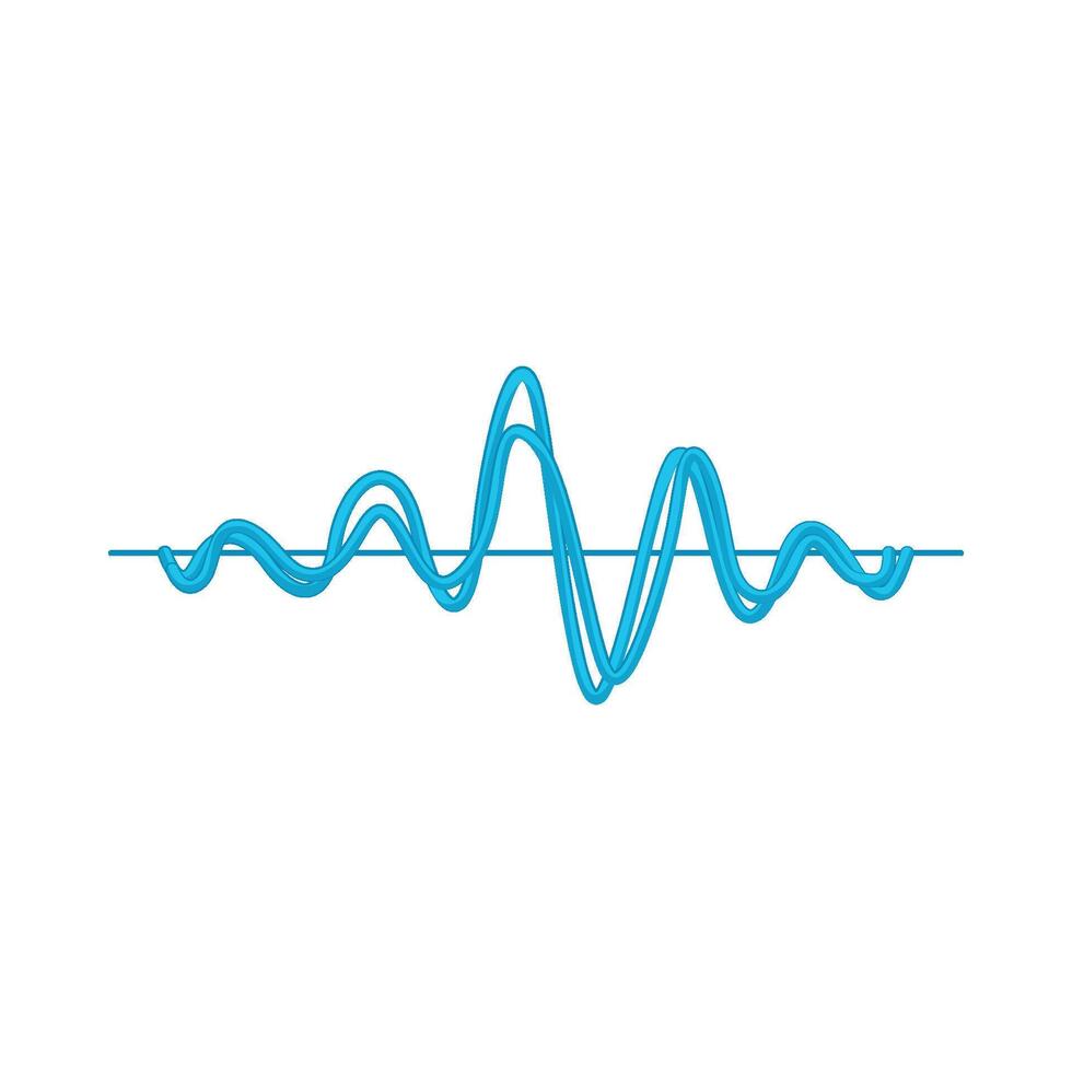 sound wave illustration vector