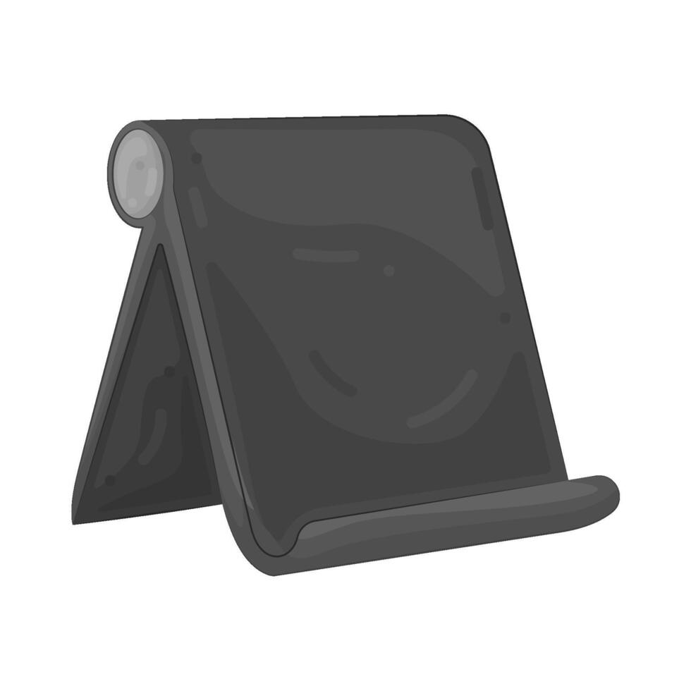 Illustration of tablet stand vector