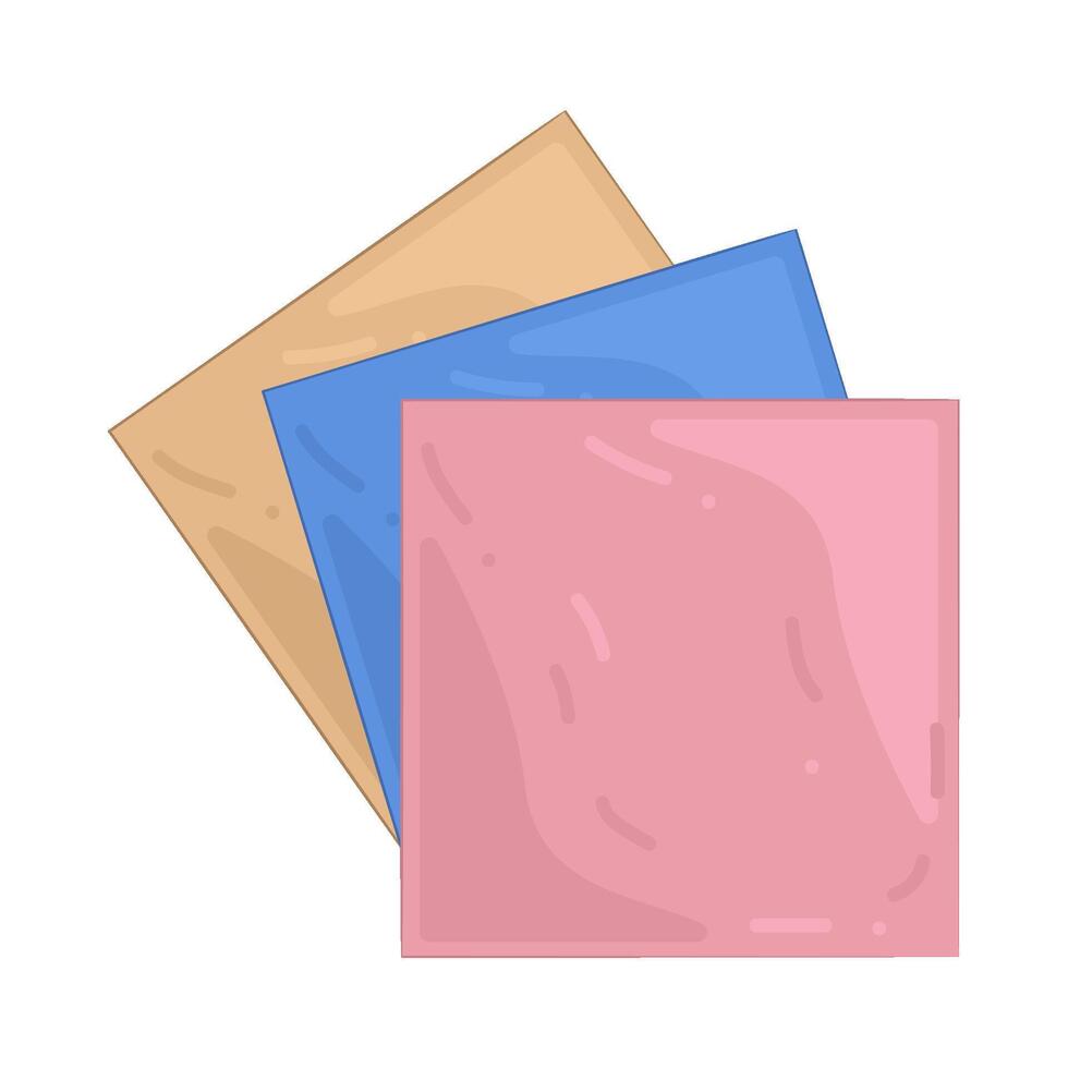 Illustration of origami paper vector