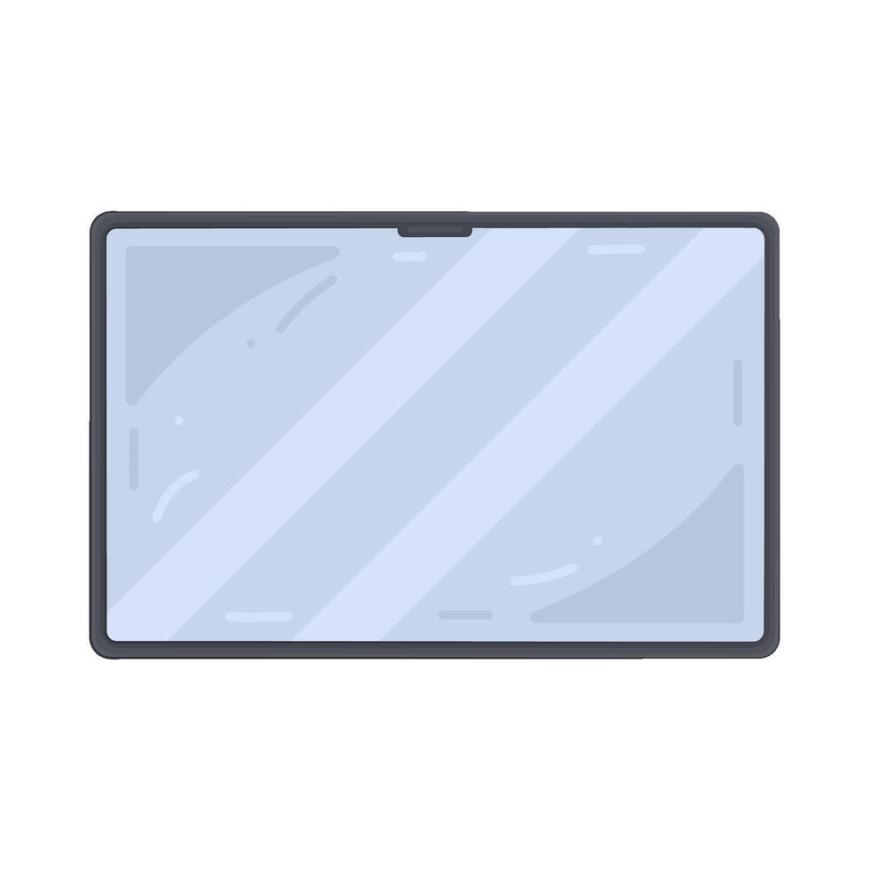 illustration of a tablet vector