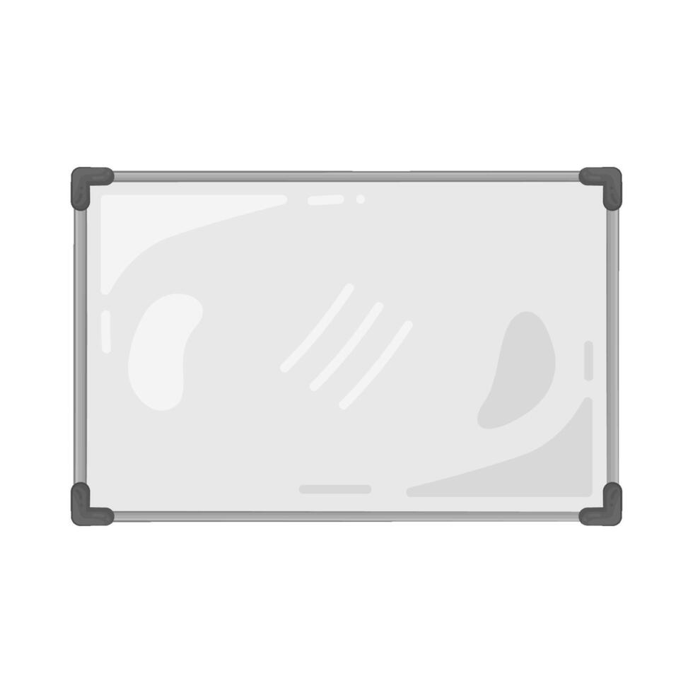 Illustration of a whiteboard vector