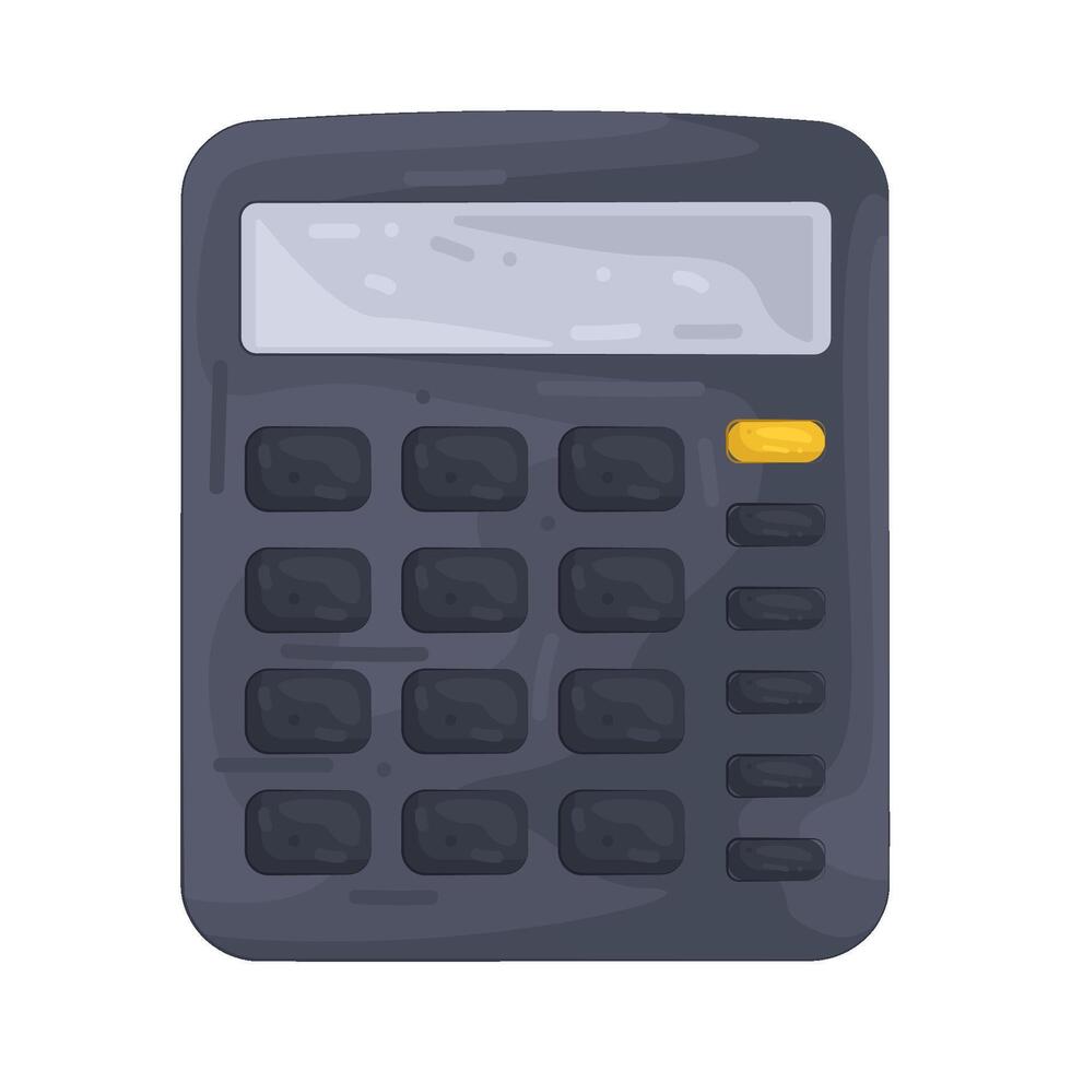 Illustration of a calculator vector