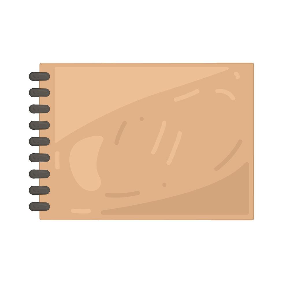 Illustration of a sketchbook vector