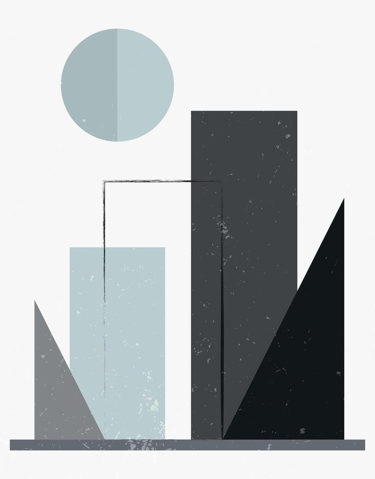 Geometry of Urban Abstract Art vector