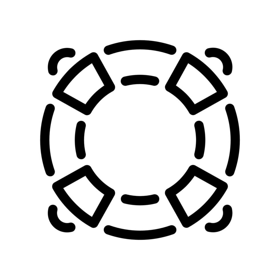 A clean and simple icon for lifeline vector