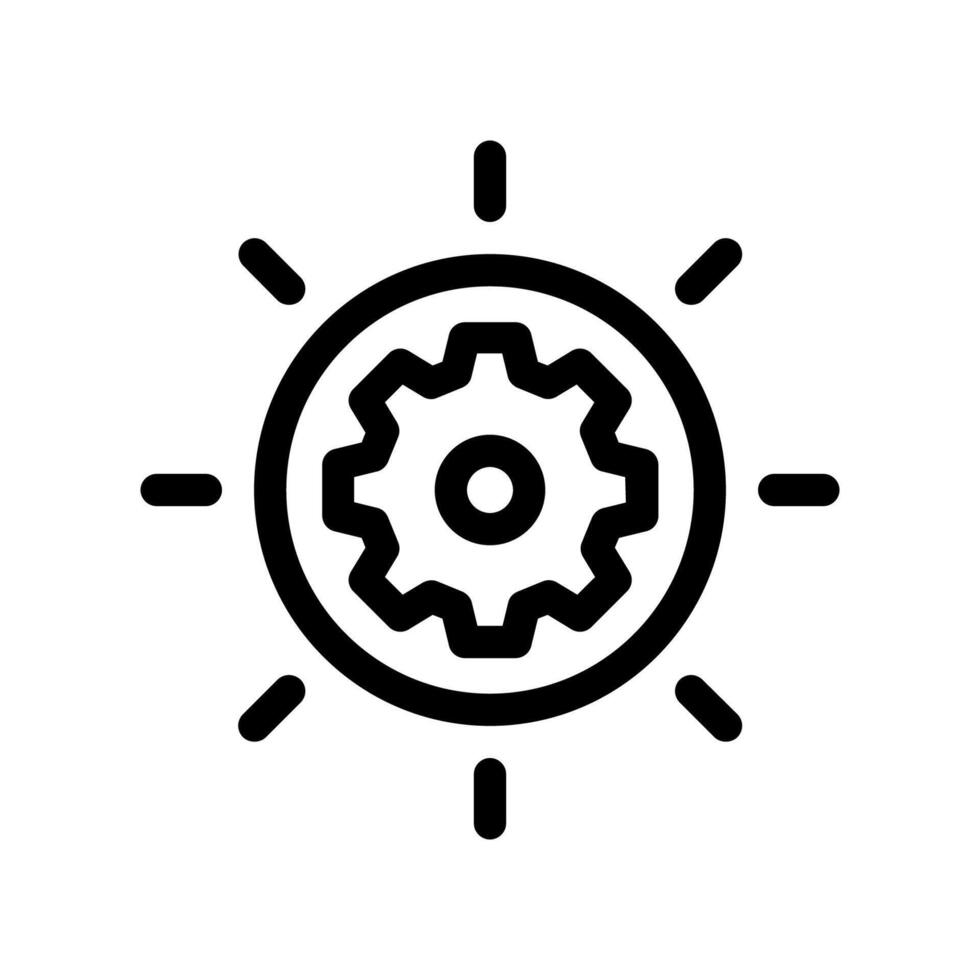 A clean and simple icon for sun, setting vector
