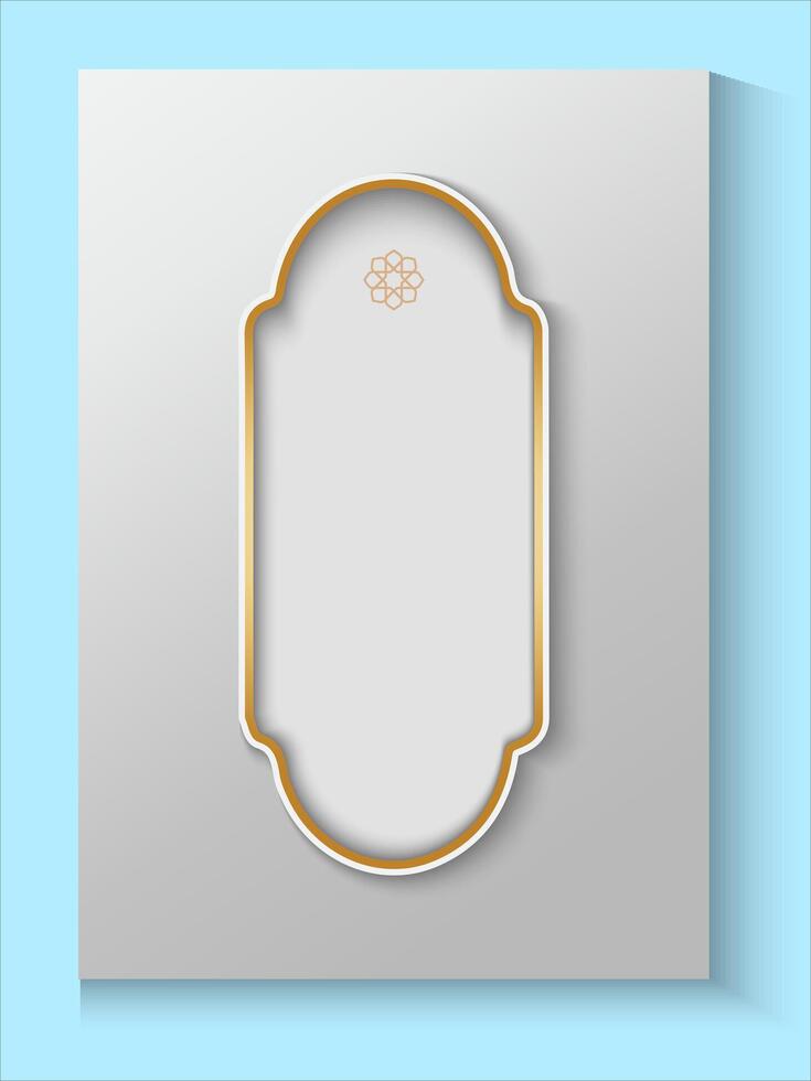ramadan or islamic background with copy space for text vector