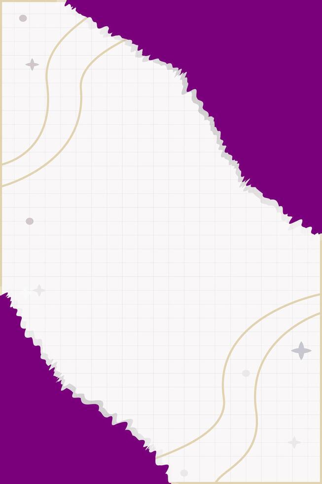 Torn paper with space for your own text. vector