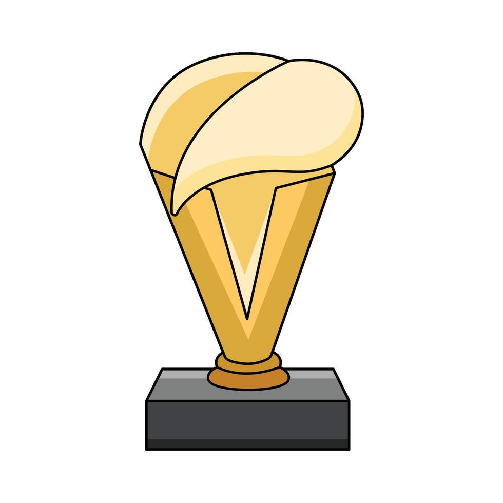 illustration of Racing Trophy vector