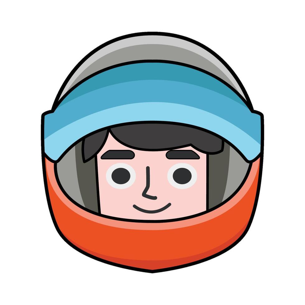 illustration of Race Driver vector