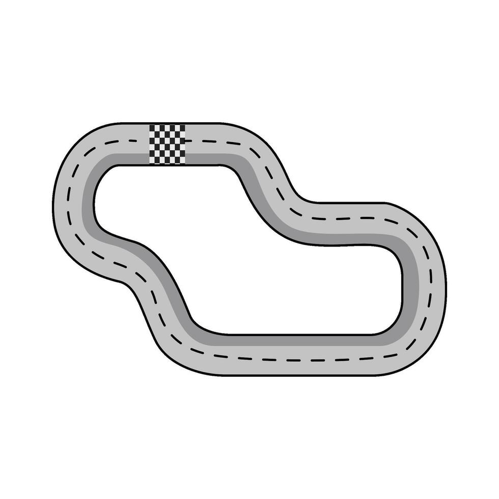 Race Track illustration vector