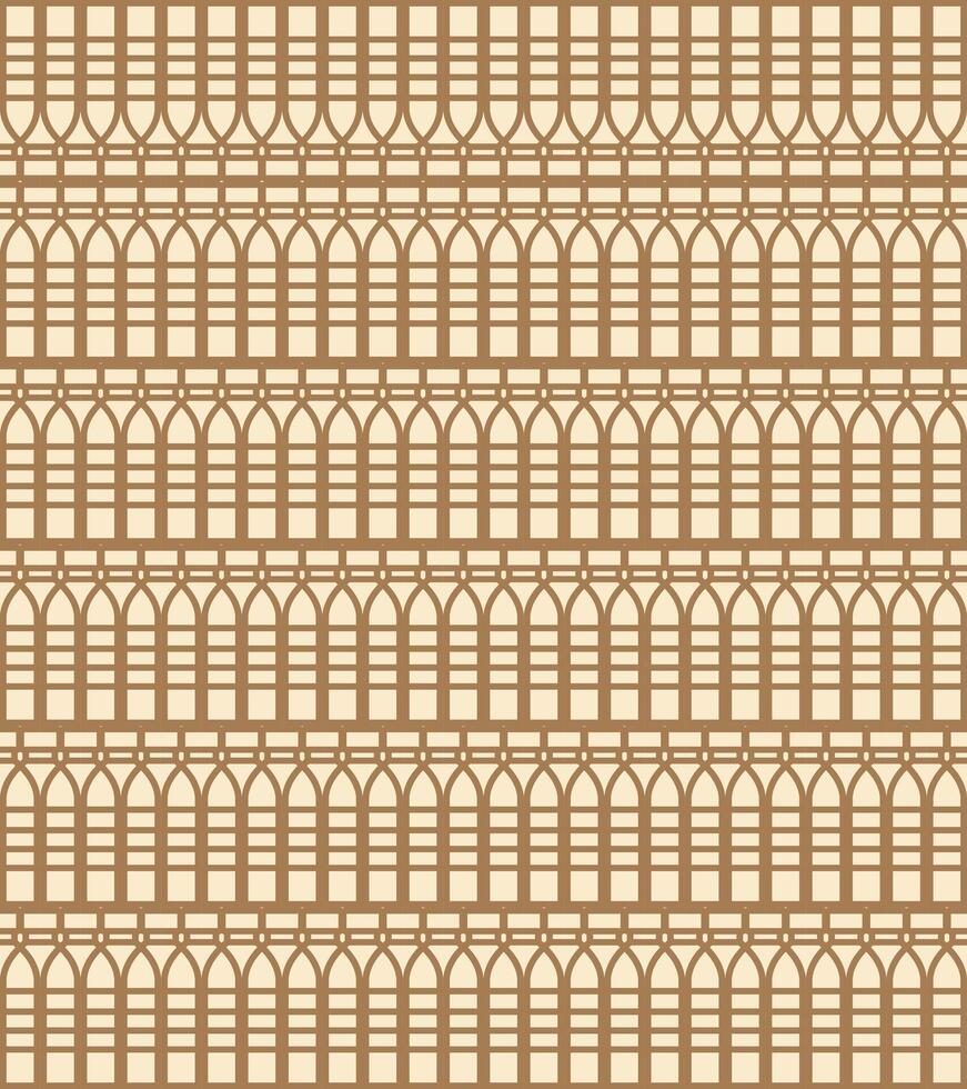 Illustration of seamless pattern combining the shape of a brown bottle flipped. vector