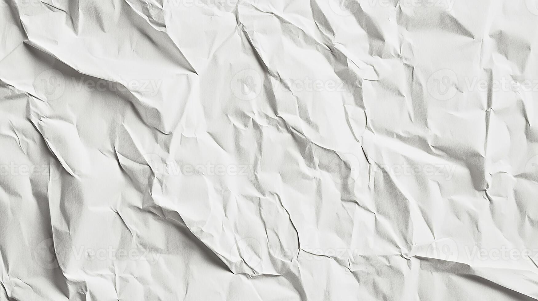Wrinkled White Paper Texture Background for Design and Creativity photo