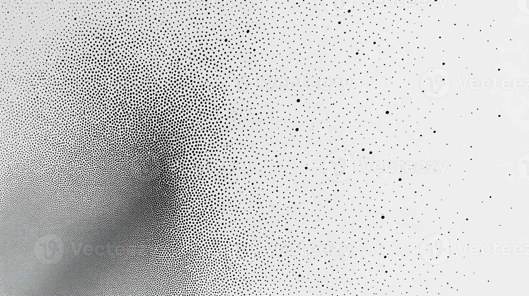 Abstract Black and White Halftone Dot Pattern Background photo