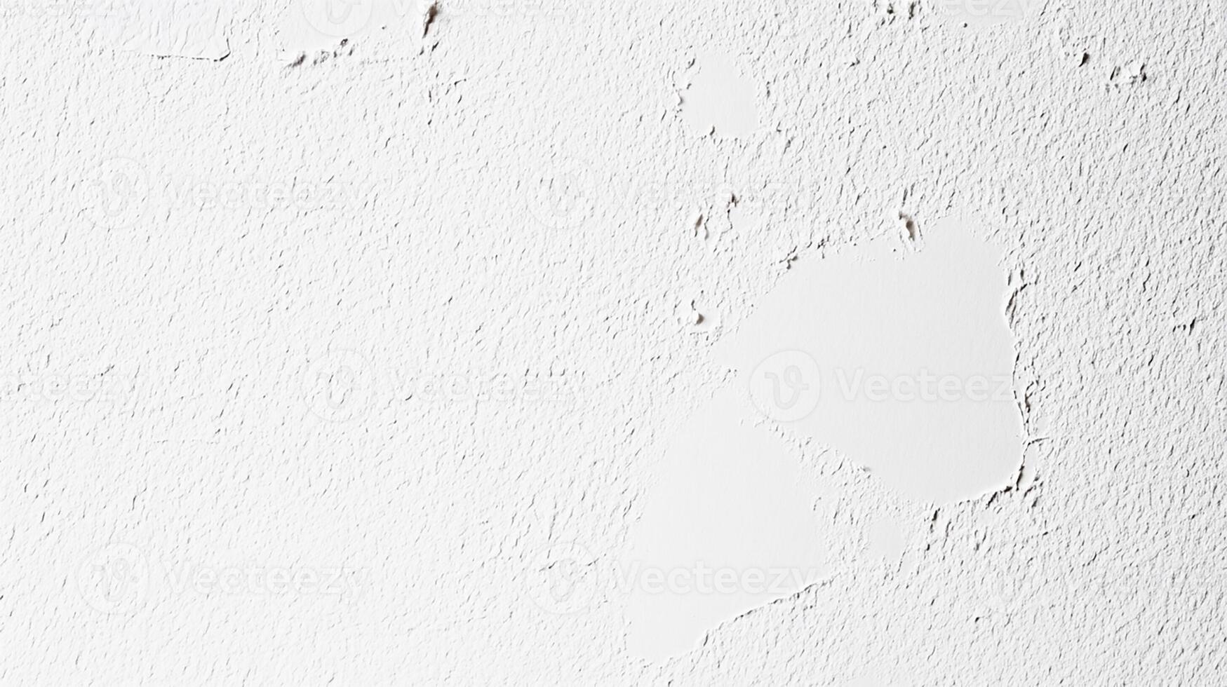 White Textured Wall with Peeling Paint Close-Up photo