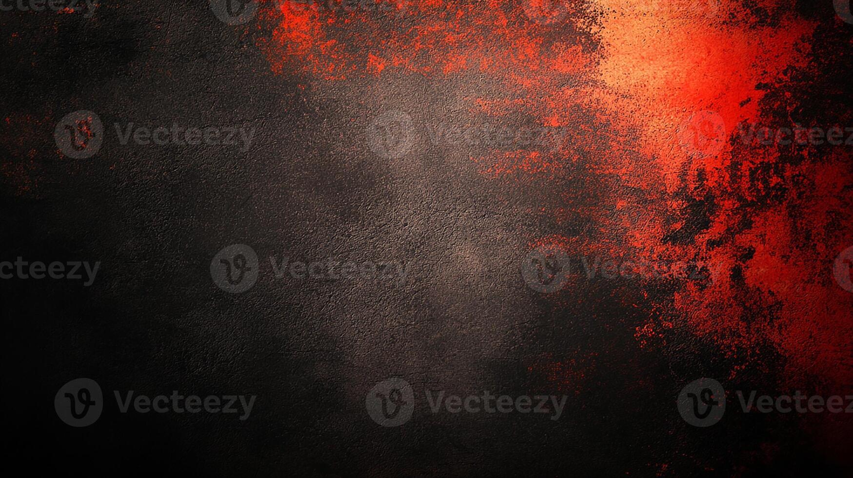 Dark Grunge Texture with Fiery Red Abstract Background photo