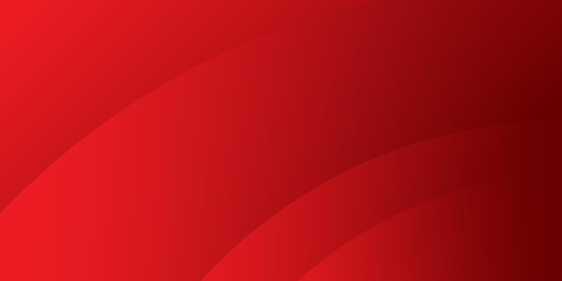 Abstract background of red gradient with curved effect elements vector