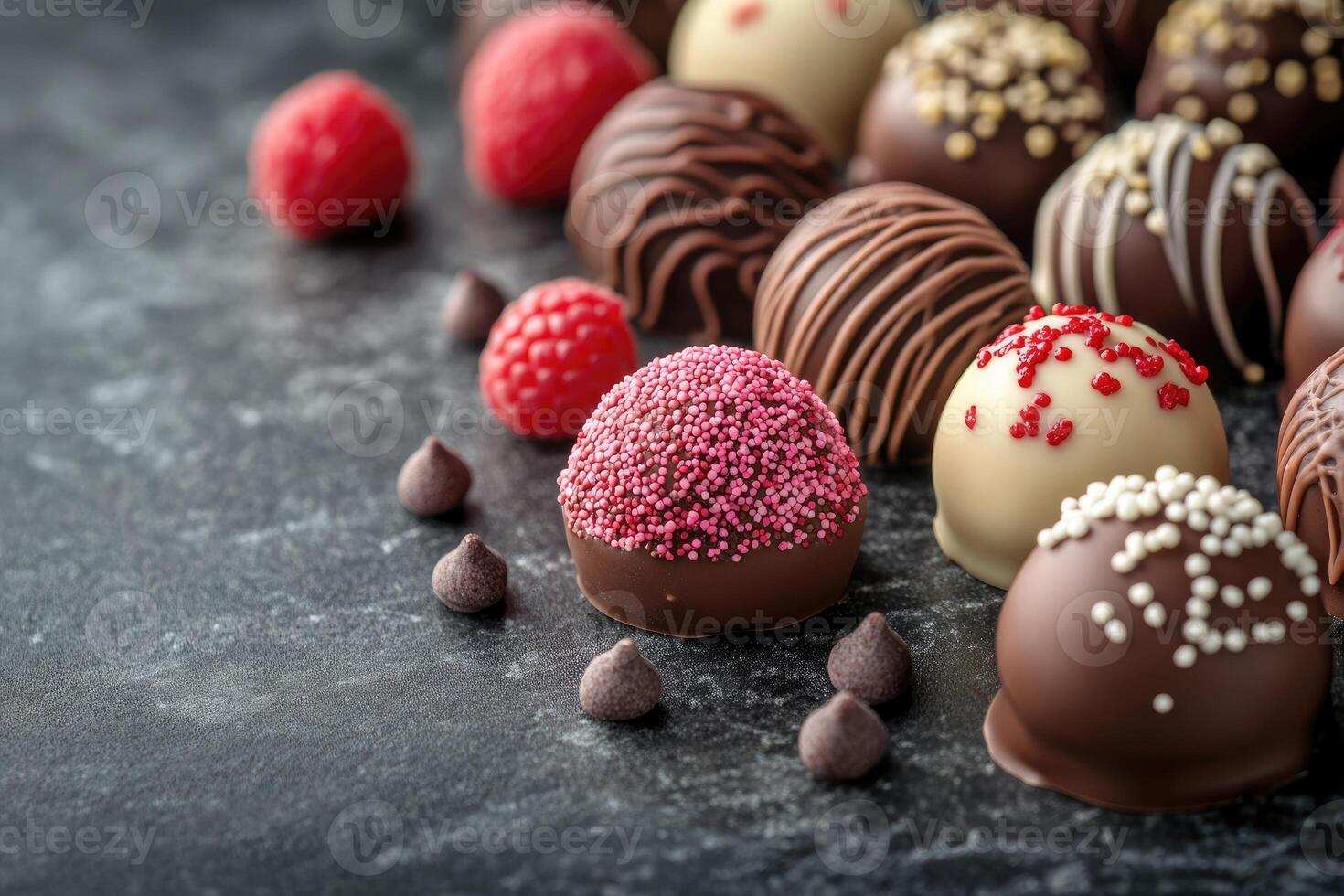 Sugary creation, unveiling the magic of handcrafted dessert, a fusion of taste, texture, and visual charm in every bite. photo