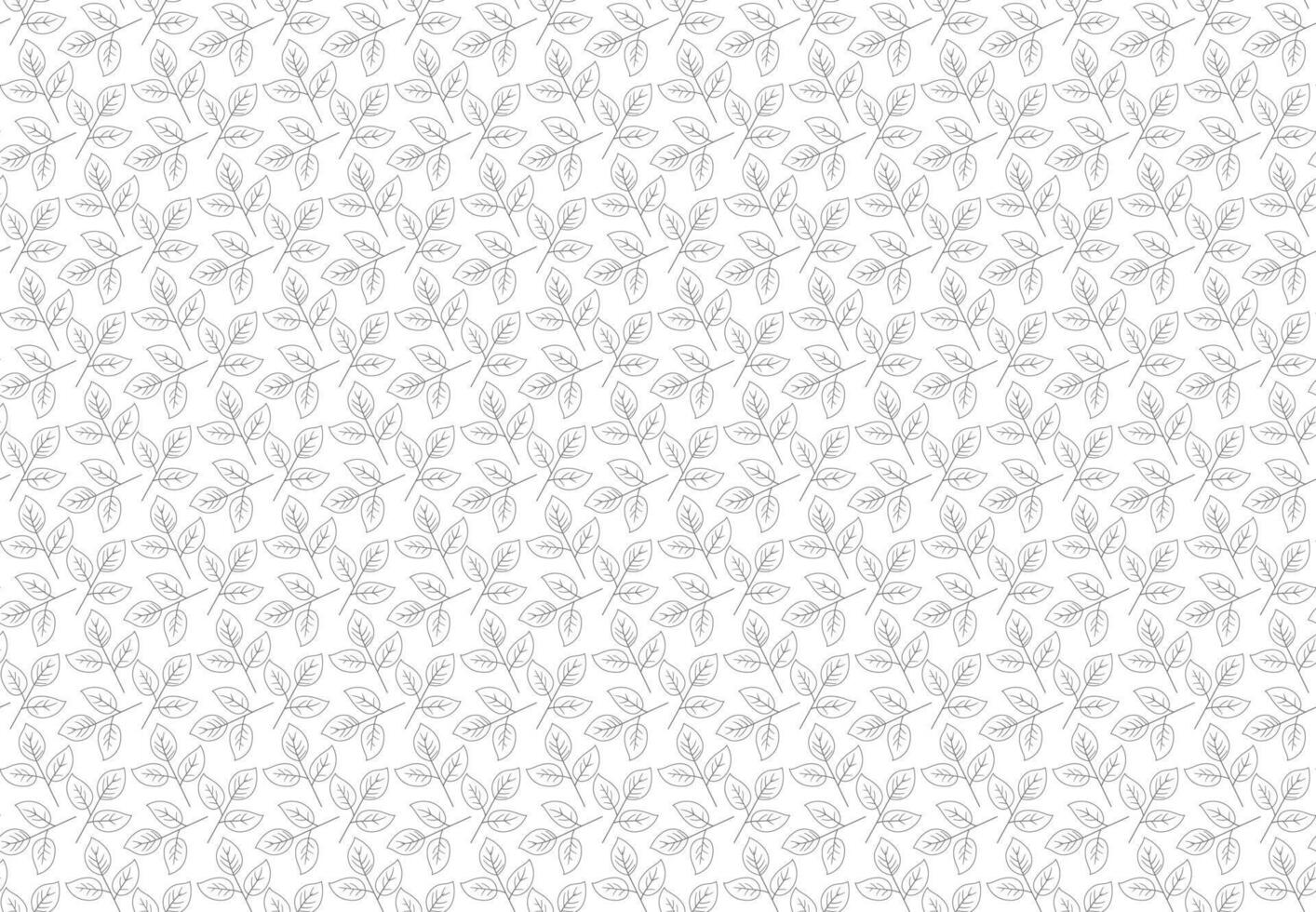 Elegant minimalist leaf pattern. Simple, repeating design ideal for textile prints, stationery, packaging, or website backgrounds. Subtle, delicate style evokes serenity and nature. vector