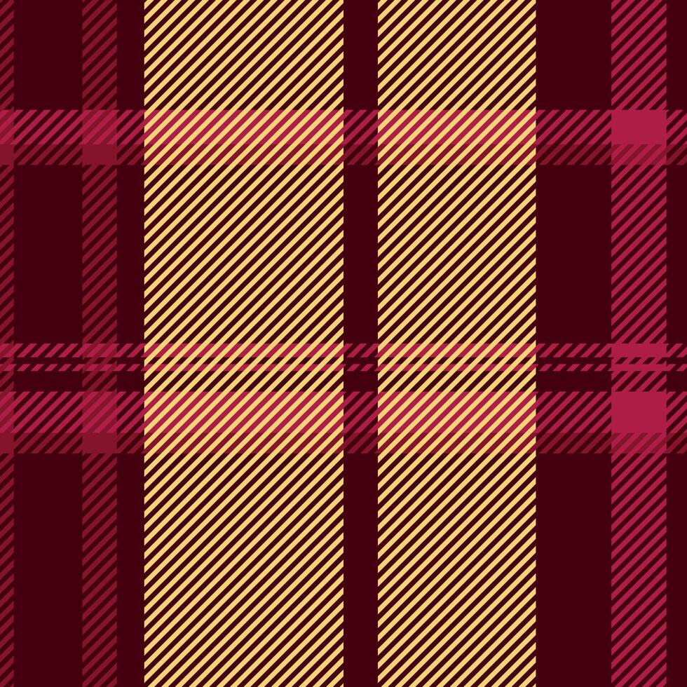 Elegant burgundy and beige plaid pattern. Perfect for textile design, fashion, apparel, and autumnal themed projects. The sophisticated texture adds visual interest to any design. vector